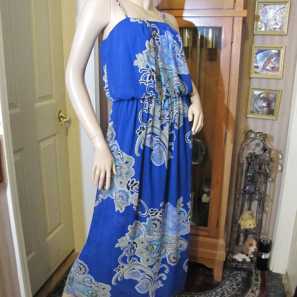 Enfocus Studio Blue Maxi Dress 8